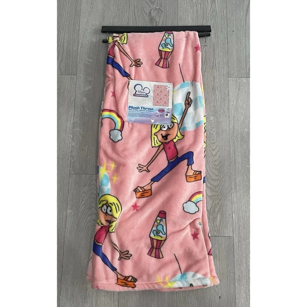NEW Walt Disney Lizzie McGuire Throwback Plush Blanket Twin Size Y2K 50